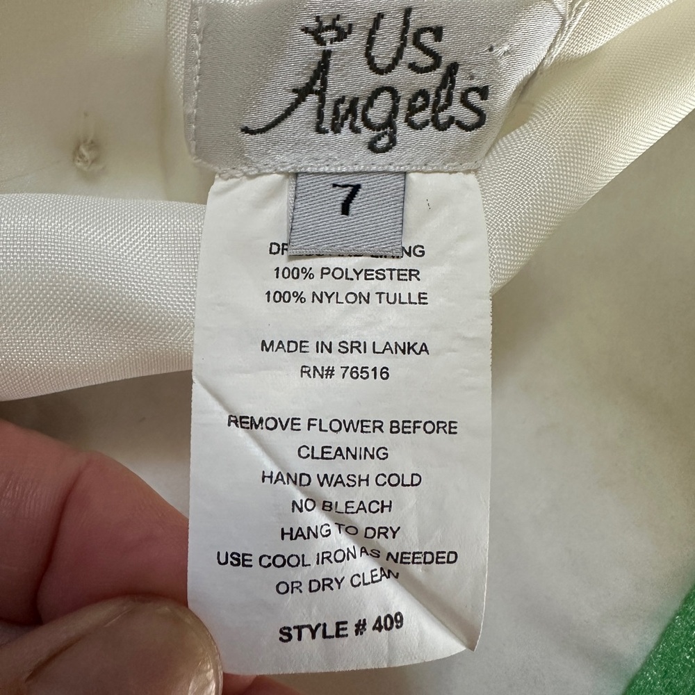 US Angels Flower girl or First Communion dress - Picture 2 of 8